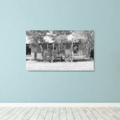 Frieght Wagon Scene Canvas Afdruk (Insitu (Houten vloer))