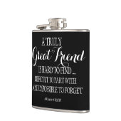 Friend Bestie Dank u de Waardering van de Vriend v Heupfles (Links)