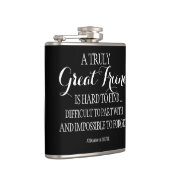 Friend Bestie Dank u de Waardering van de Vriend v Heupfles (Rechts)