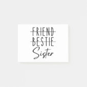 Friend Bestie Sister Post-it® Notes (Voorkant)