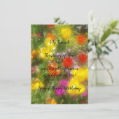 Friend Birthday Flat Wenskaart (Staand voorkant)