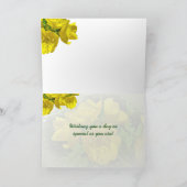 Friend Birthday Yellow Primroses - Zonnebakken Kaart (Binnen)