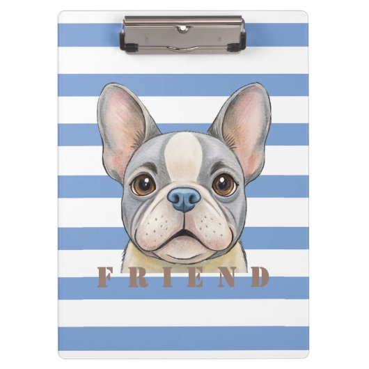 Friend Bulldog Klembord (Voorkant)