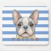 Friend Bulldog Muismat (Voorkant)