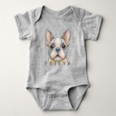 Friend Bulldog Romper (Voorkant)