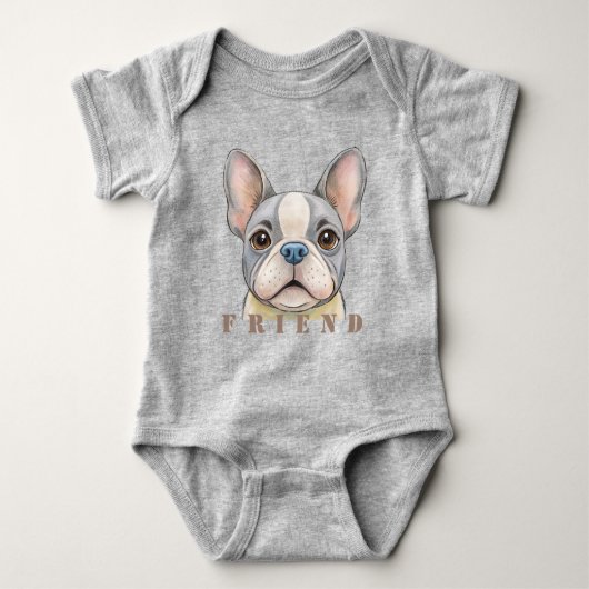 Friend Bulldog Romper (Voorkant)