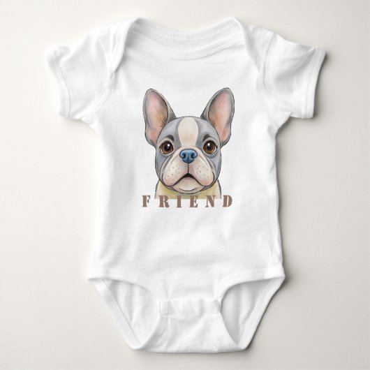 Friend Bulldog Romper (Voorkant)