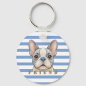 Friend Bulldog Sleutelhanger (Voorkant)