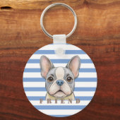 Friend Bulldog Sleutelhanger (Voorkant)