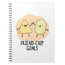 Friend-Chip Doelen Grappige Voedsel Chip Grappenma Notitieboek