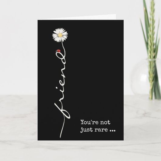 Friend Daisy en Ladybug Kaart (Voorkant)