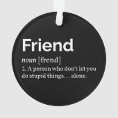 Friend Definition I Ornament (achterkant)