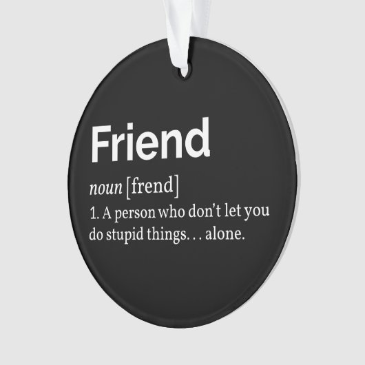 Friend Definition I Ornament (voorkant)