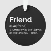 Friend Definition I Ornament (voorkant)