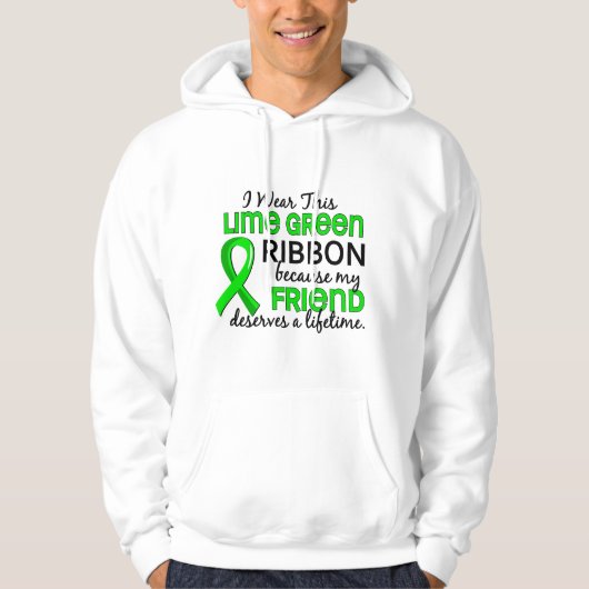 Friend Deserves Lifetime Lymphoma Hoodie (Voorkant)
