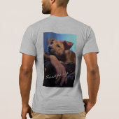 Friend for Life ( back) T-Shirt-aansluiting T-shirt (Achterkant)