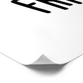 Friend Fried Funny French Fries Pun Poster (Hoek)