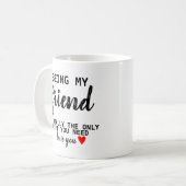 Friend Gift Funny Birthday BFF Koffiemok (Voorkant links)