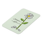 Friend Gift van God, Daisy over Groene, Religieuze Magneet (Linkerzijde)