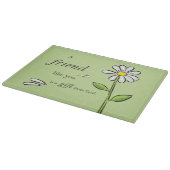 Friend Gift van God, Daisy over Groene, Religieuze Snijplank (Hoek)