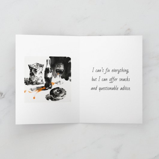 Friend Going Through a Hard Time | I' Here for You Kaart (Binnen)