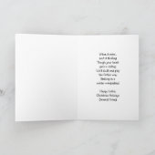 Friend Gothic kerstkaart, H.I.P. en rendieren Feestdagen Kaart (Binnen)