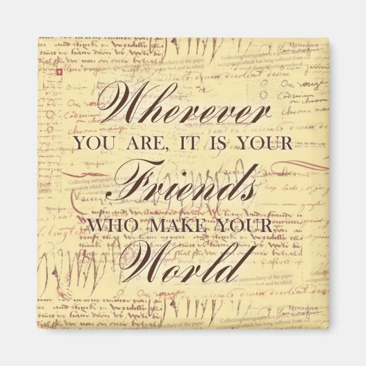 Friend Inderdaad Magnet (Voorkant)