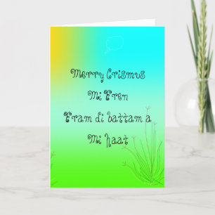 Friend kerstkaart feestdagen kaart