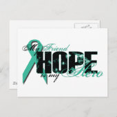 Friend My Hero - Ovarian Hope Briefkaart (Voorkant / Achterkant)