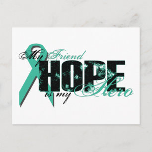 Friend My Hero - Ovarian Hope Briefkaart