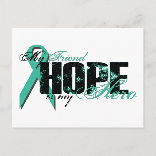 Friend My Hero - Ovarian Hope Briefkaart (Voorkant)