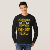 Friend Of Bee Day Girl Honey Beekeeper Beekeeping  T-shirt (Voorkant volledig)