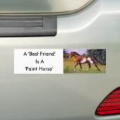 Friend Paint Horse Bumpersticker (Op auto)