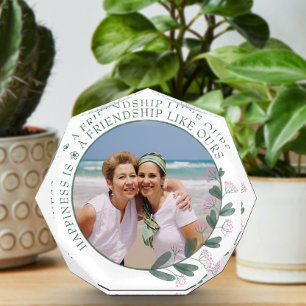 Friend Photo Pink Wildflower Afbeelding Lijst Fotoblokken