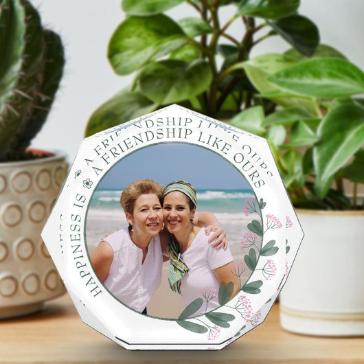 Friend Photo Pink Wildflower Afbeelding Lijst Fotoblokken