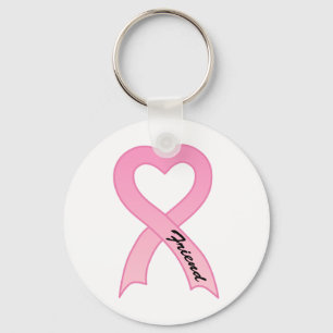 Friend Pink Ribbon Sleutelhanger