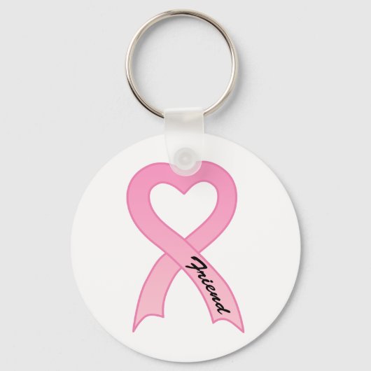 Friend Pink Ribbon Sleutelhanger (Voorkant)