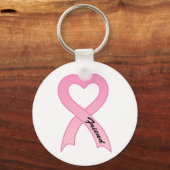 Friend Pink Ribbon Sleutelhanger (Voorkant)
