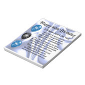 Friend Poem 60th Birthday Notitieblok (Linkerzijde)