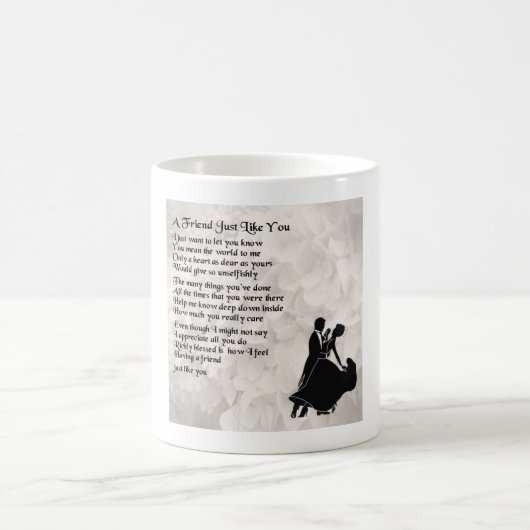 Friend Poem-Mok - Ontwerp van ballroom-dansers Koffiemok (Center)