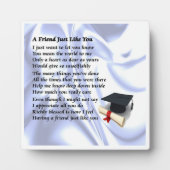 Friend Poem Plaque - Afstuderen design Fotoplaat (Voorkant)