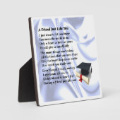 Friend Poem Plaque - Afstuderen design Fotoplaat (Voorkant)