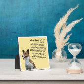 Friend Poem Plaque - Jack Russell Design Fotoplaat (Insitu)