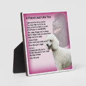 Friend Poem Plaque - Podle Dog-ontwerp Fotoplaat (Voorkant)
