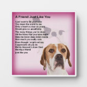 Friend Poem Plaque - Pointer Dog Design Fotoplaat (Voorkant)