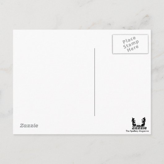 Friend Post Card Briefkaart (Achterkant)