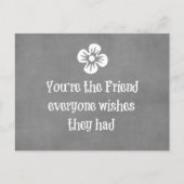 Friend Quote Briefkaart (Voorkant)