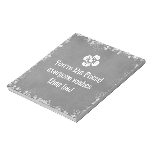 Friend Quote Notitieblok (Linkerzijde)