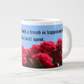 Friend Quote Rozen Jumbo Mok (Voorkant rechts)