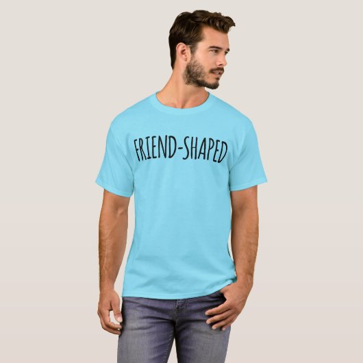 Friend Shaped mannen shirt (Voorkant volledig)